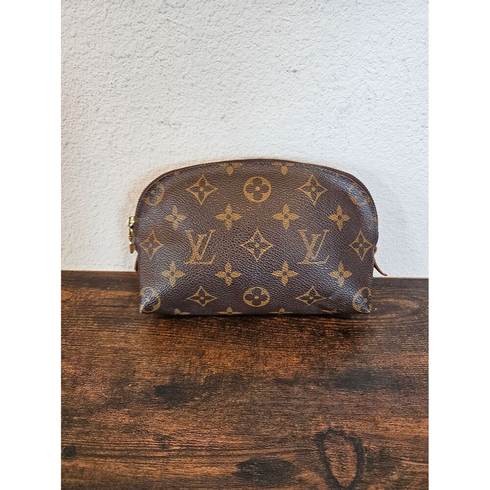 Louis Vuitton Monogram Cosmetic Pouch in Brown